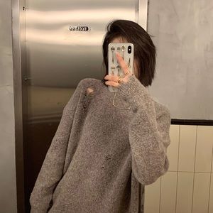 Wool gray Bonnie sweater dress